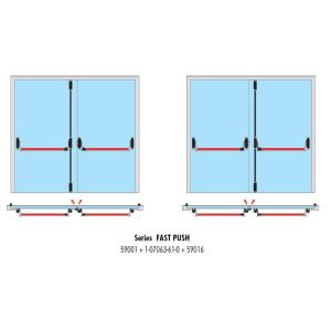 cisa 59016-10 installation example double door