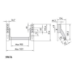 cisa 59616-10 dimensions