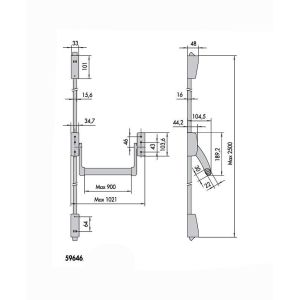 cisa 59647-00 dimensions