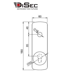 disec ki019p dimensions