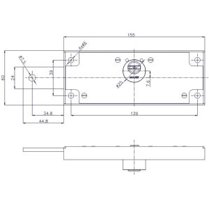 mauer roller shutter lock 915-110 dimensions