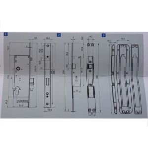 tesa tcp electromechanical lock dimensions