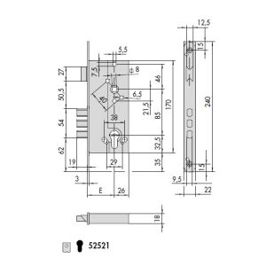 cisa 52521 dimensions