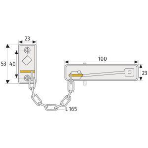 abus door chain sk-69 dimensions