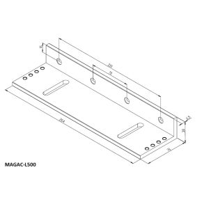 eff eff mag-L500 bracket dimensions