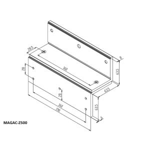 eff eff mag-Z500 bracket dimensions
