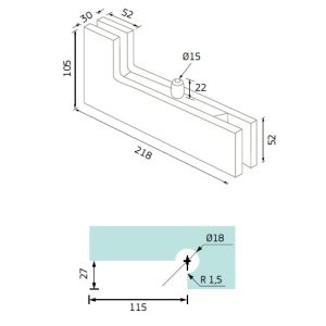 144.13-134.13 angle pivot dimansions