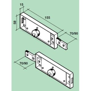 filli facchinetti f11223/f11225 dimensions