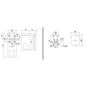 Disec Defender MG220 Dimensions (2)