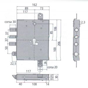 FIAM 668G-89 DIMENSIONS