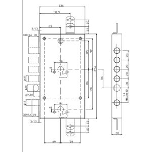 fiam 668gp double lock dimensions