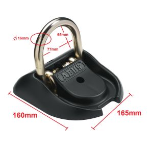 abus wba100 wall mount dimensions