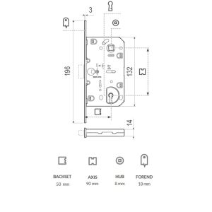 agb mediana Polaris 2xt dimensions