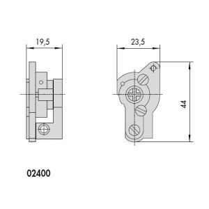 cisa 02400 dimensions