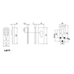 disec defender lg77 dimensions (new)