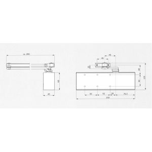 dorma door closer ts71 dimensions