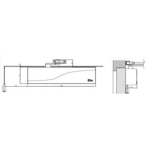 iseo is310 door closer dimensions