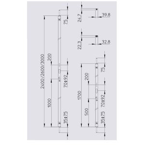 viro v4008 lock bar dimensions