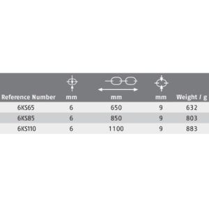 abus chain 6ks dimensions