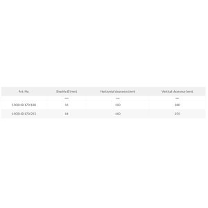 burg wachter 1500 shackle lock dimensions