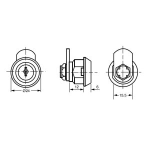 euro locks 340604 cabinet camlock dimensions