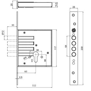 securemme 2070 dimensions