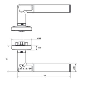 yale 8812 electronic handle dimensions (8)