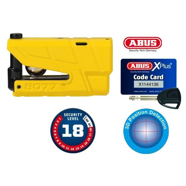 ABUS Granit Detecto 8077 Λουκέτο δισκόπλακας με συναγερμό