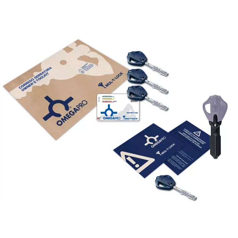 Multlock Omega Pro OMPA30328B Κλειδαριά θωρακισμένης διπλή, για ...